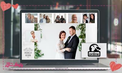 چگونه جشن عروسی خود را آنلاین نمایش دهید؟